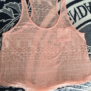 Pink tank top